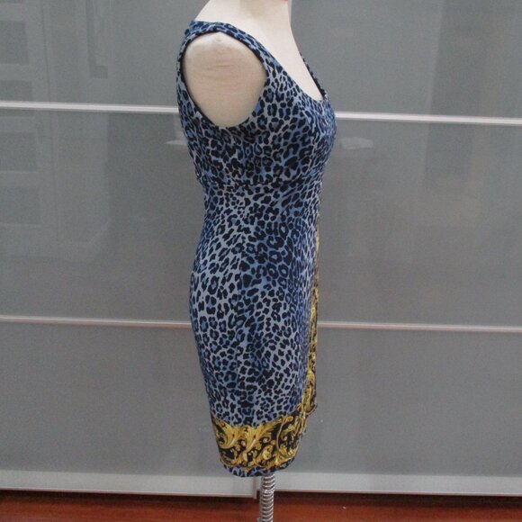 90's Cache Animal / Baroque Print Tank Style Dress - Picture 5 of 6